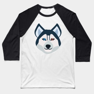 Siberian Husky alaskan malamute Baseball T-Shirt